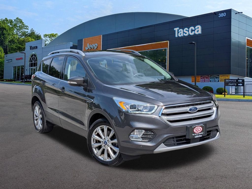 Gray (Magnetic Metallic) 2018 Ford Escape SUV / Crossover All-Wheel Drive 6-Speed Automatic
