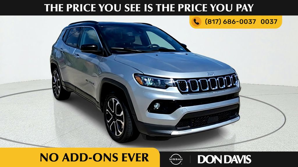 Gray 2024 Jeep Compass SUV / Crossover Four-Wheel Drive 8-Speed Automatic