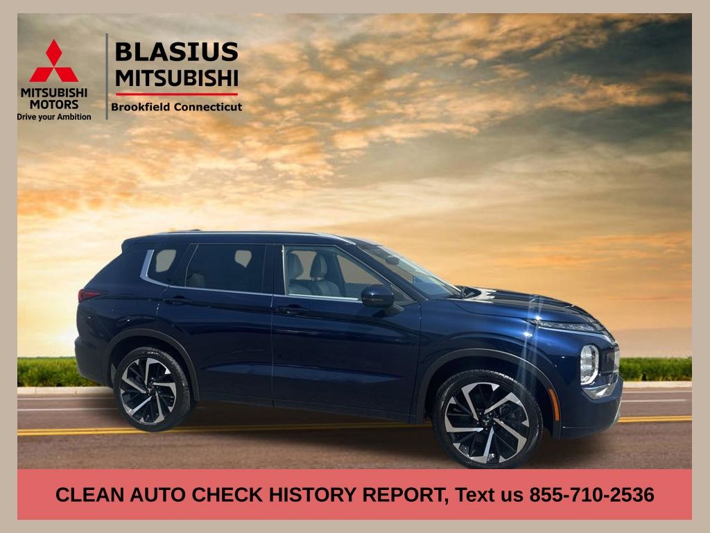 Cosmic Blue Metallic 2024 Mitsubishi Outlander SEL S-AWC SUV / Crossover All-Wheel Drive Continuously Variable Transmission