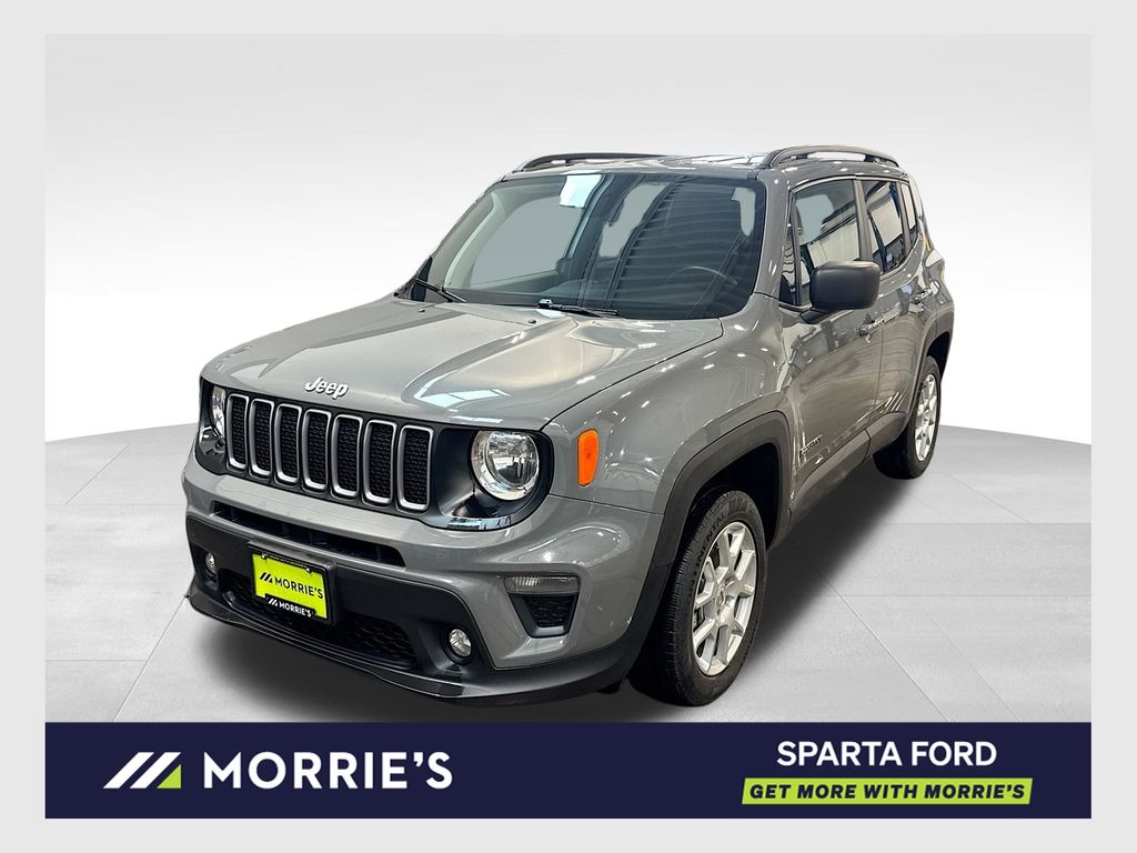 Gray Clearcoat 2022 Jeep Renegade SUV / Crossover Four-Wheel Drive 9-Speed Automatic