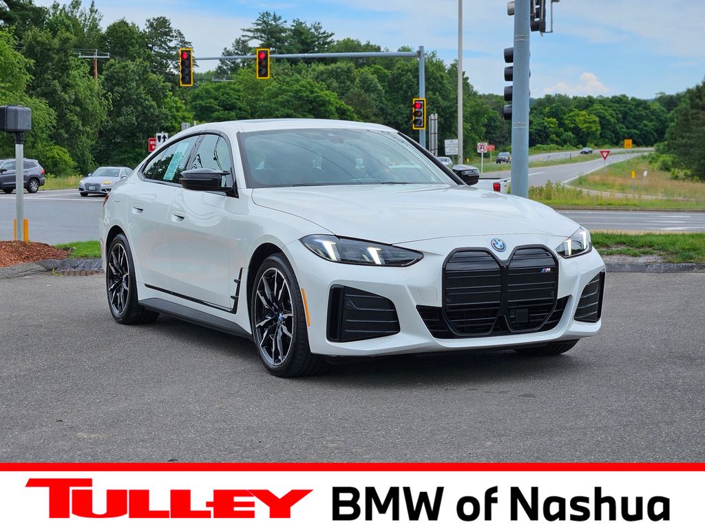 Mineral White Metallic 2025 BMW i4 Sedan All-Wheel Drive Automatic
