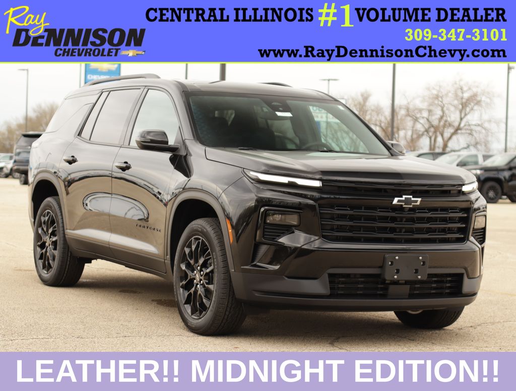 Black 2026 Chevrolet Traverse LT FWD SUV / Crossover Front-Wheel Drive 8-Speed Automatic