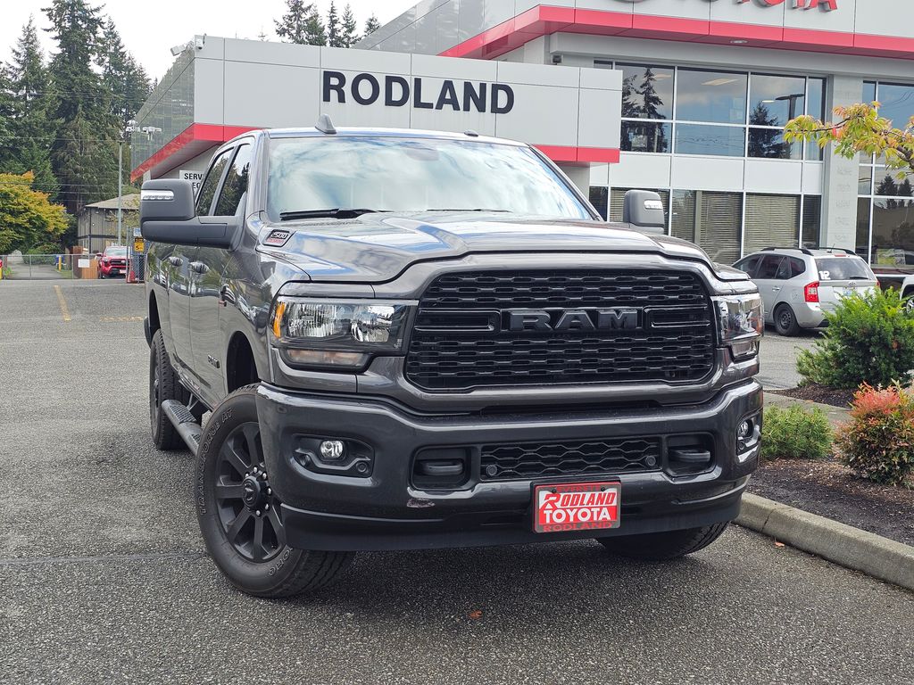 Gray (Granite Crystal Metallic Clearcoat) 2024 RAM 2500 Pickup Truck Four-Wheel Drive 6-Speed Automatic