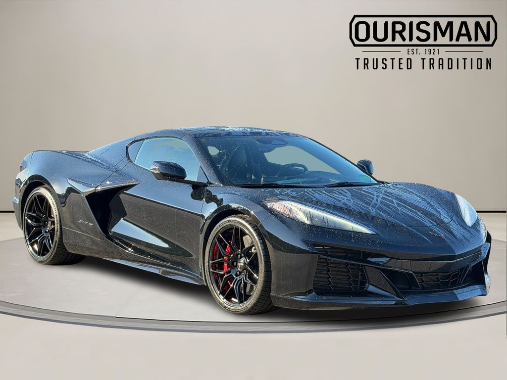 Black 2024 Chevrolet Corvette Z06 3LZ Coupe RWD Coupe Rear-Wheel Drive 8-Speed Dual Clutch
