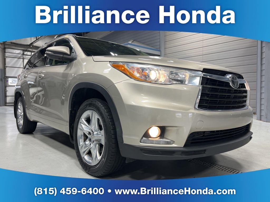 Brown (Beige) 2014 Toyota Highlander Limited AWD SUV / Crossover All-Wheel Drive 6-Speed Automatic Overdrive