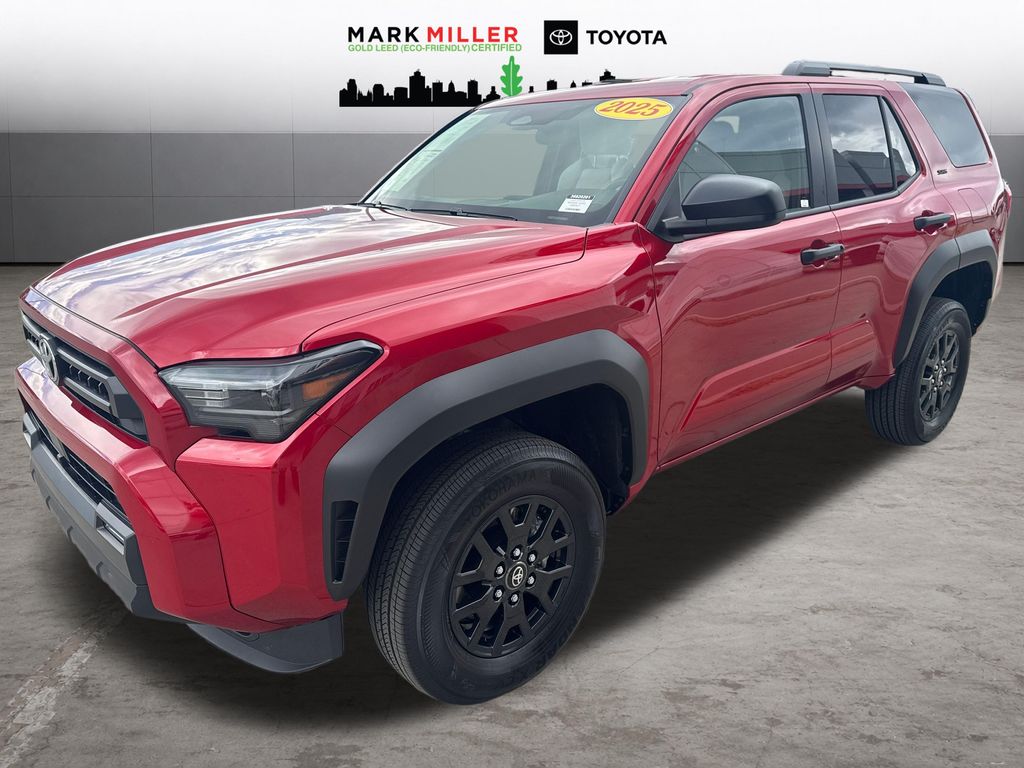 Red 2025 Toyota 4Runner SUV / Crossover Four-Wheel Drive Automatic