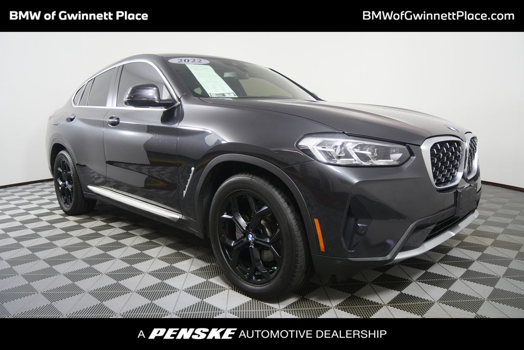 Gray (Dark Graphite) 2022 BMW X4 SUV / Crossover All-Wheel Drive 8-Speed Automatic