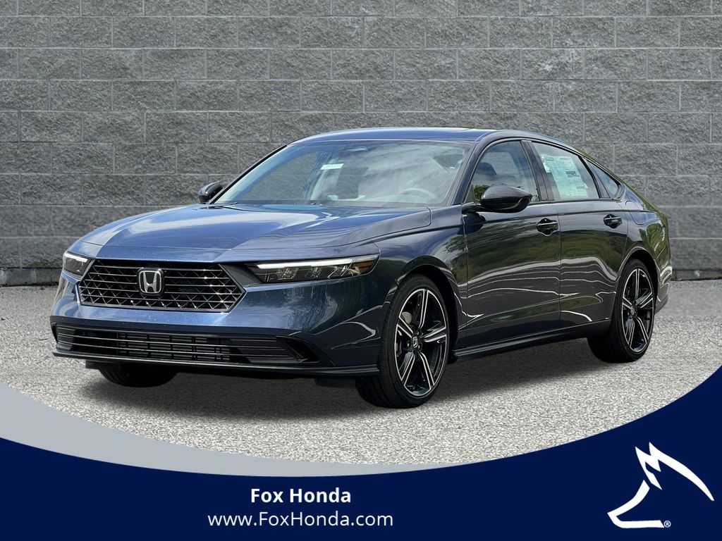 Canyon River Blue Metallic 2026 Honda Accord Sedan Front-Wheel Drive Continuously Variable Transmission
