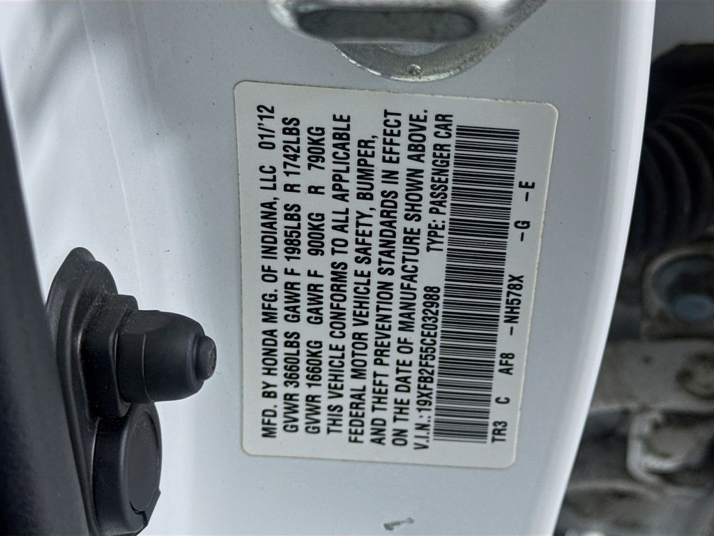 Used Car 2012 Honda Civic  Lx For Sale Under $12,000 In Austin, Texas