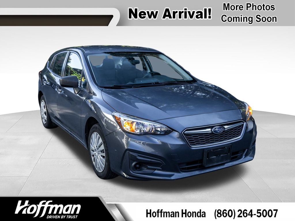 Carbide Gray Metallic 2017 Subaru Impreza Hatchback All-Wheel Drive Continuously Variable Transmission