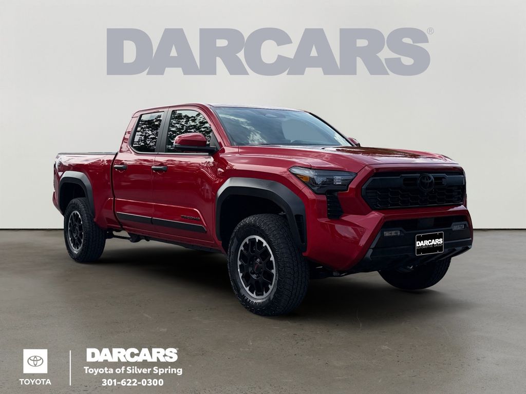 Red 2026 Toyota Tacoma TRD Off-Road Double Cab 4WD Pickup Truck Four-Wheel Drive 8-Speed Automatic