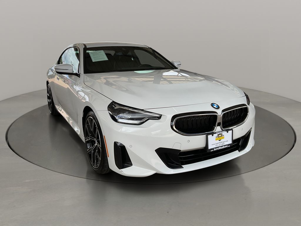 Alpine White 2023 BMW 2 Series Coupe All-Wheel Drive 8-Speed Automatic
