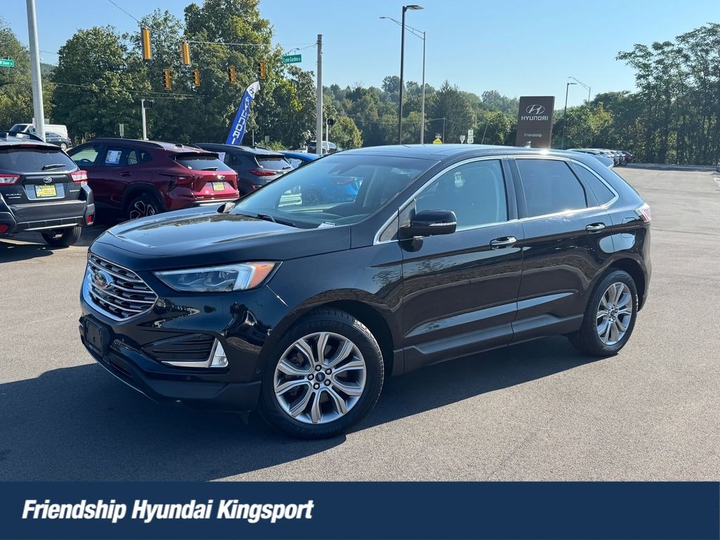 Black Metallic 2019 Ford Edge SUV / Crossover All-Wheel Drive 8-Speed Automatic