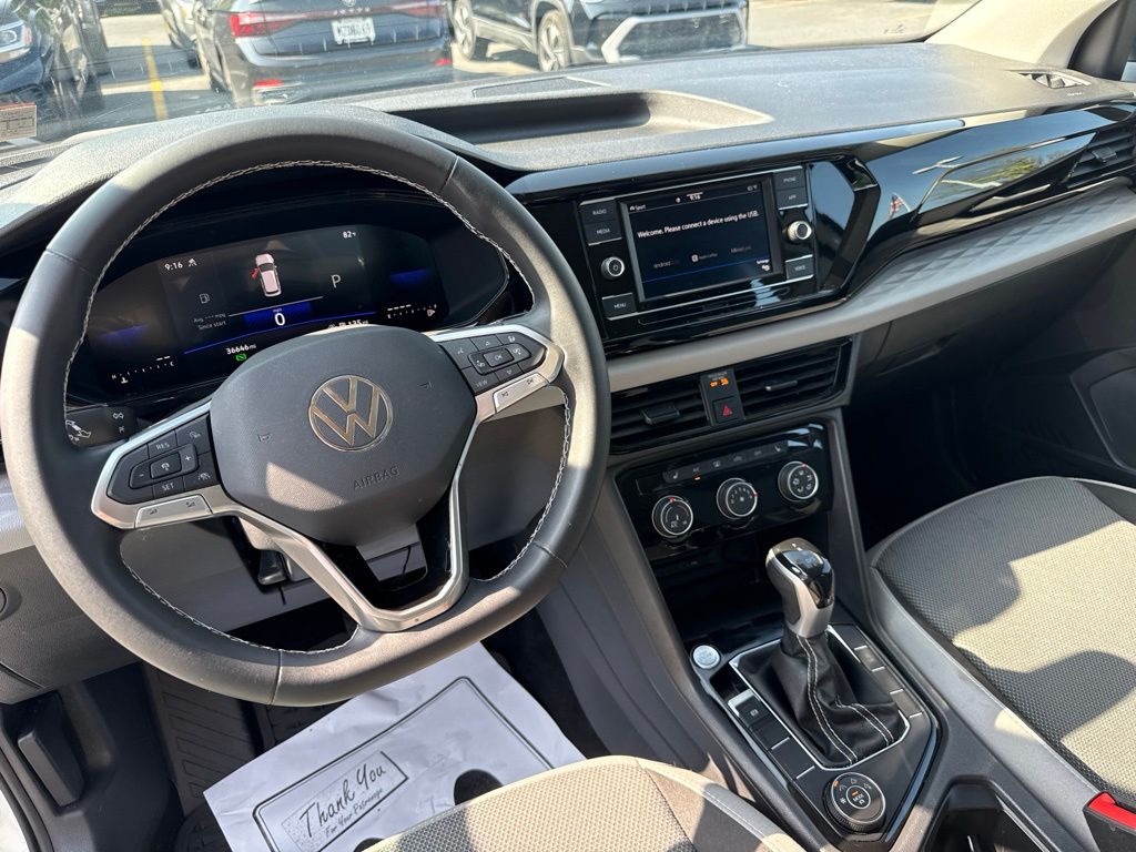 2023 Volkswagen Taos 1.5T S White at Auto Express Mitsubishi