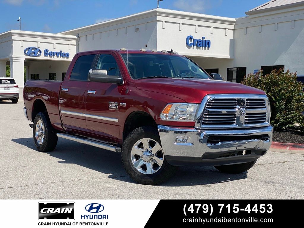 Deep Cherry Red Crystal 2015 RAM 2500 Big Horn Crew Cab 4WD Pickup Truck Four-Wheel Drive 6-Speed Automatic