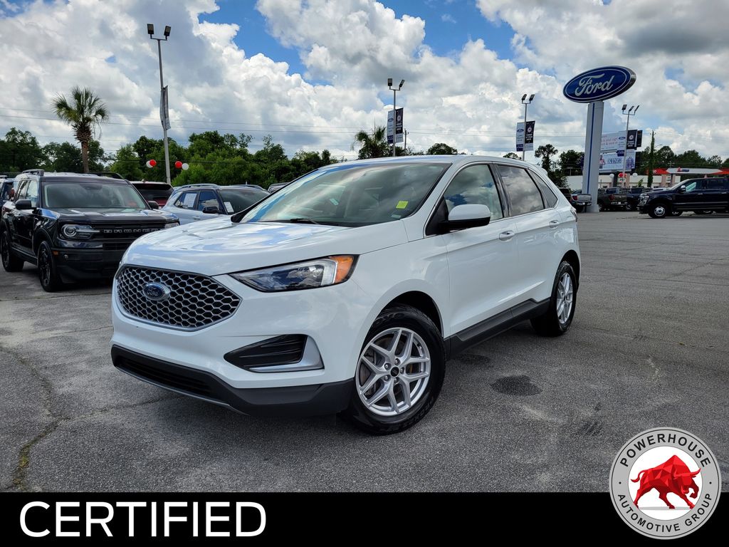 Oxford White 2024 Ford Edge SUV / Crossover All-Wheel Drive 8-Speed Automatic