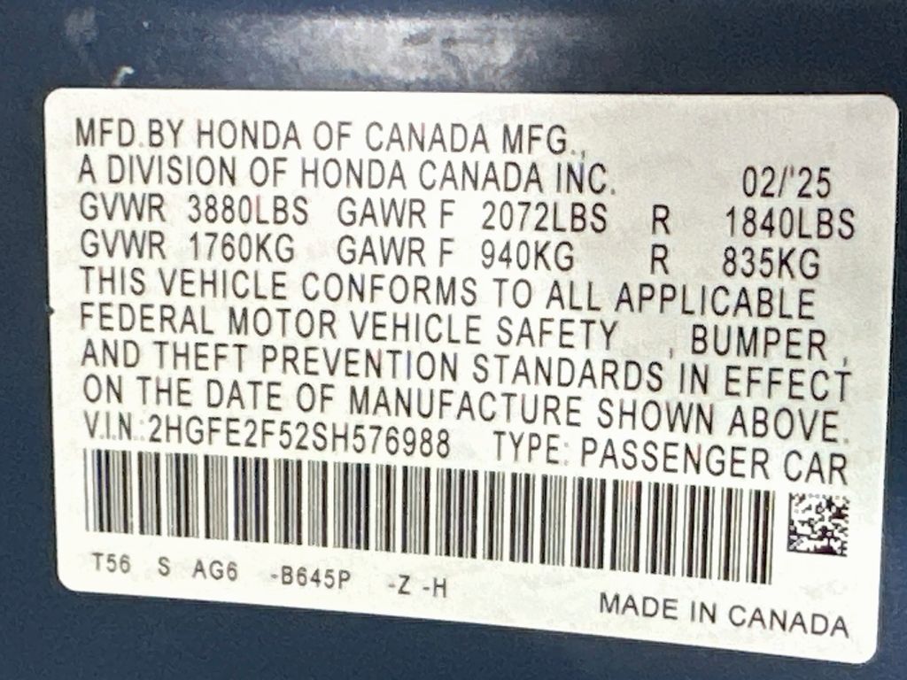 Thumbnail: 2025 Honda Civic - 30
