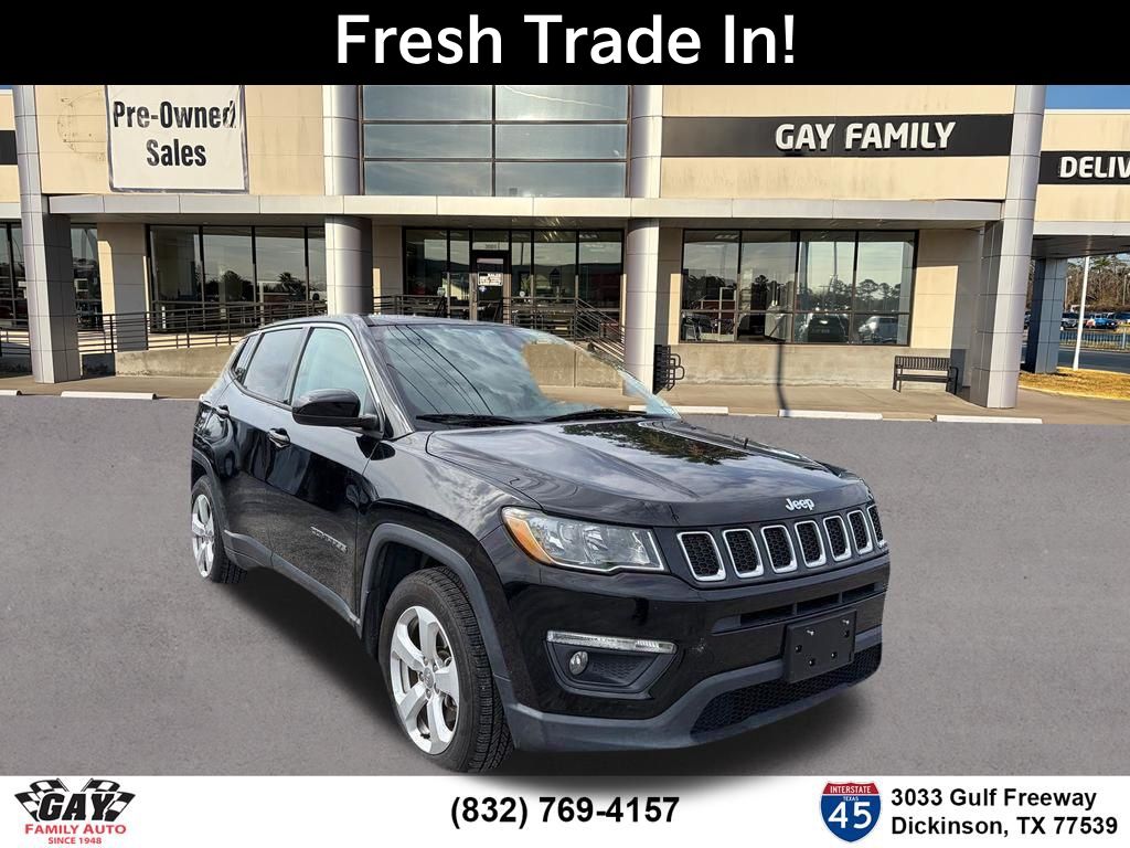Diamond Black 2018 Jeep Compass SUV / Crossover Front-Wheel Drive 6-Speed Automatic
