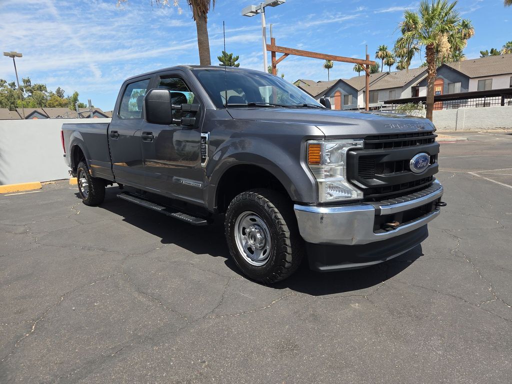 Carbonized Gray Metallic 2021 Ford F-250 Super Duty XL Crew Cab 4WD Pickup Truck Four-Wheel Drive Automatic