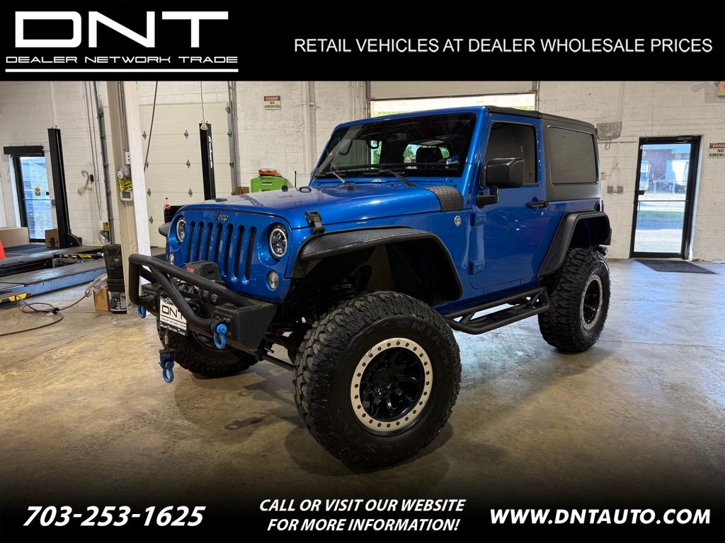 Hydro Blue Pearl Coat 2015 Jeep Wrangler SUV / Crossover Four-Wheel Drive 5-Speed Automatic