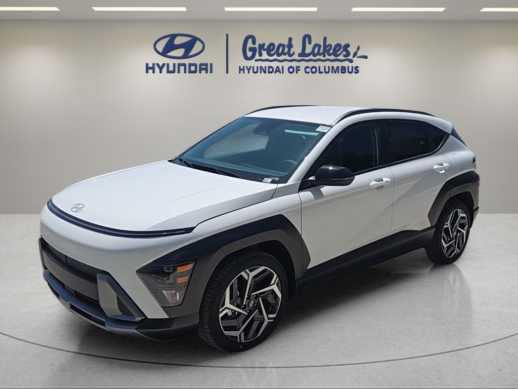 Atlas White 2026 Hyundai Kona SUV / Crossover Front-Wheel Drive 8-Speed Automatic