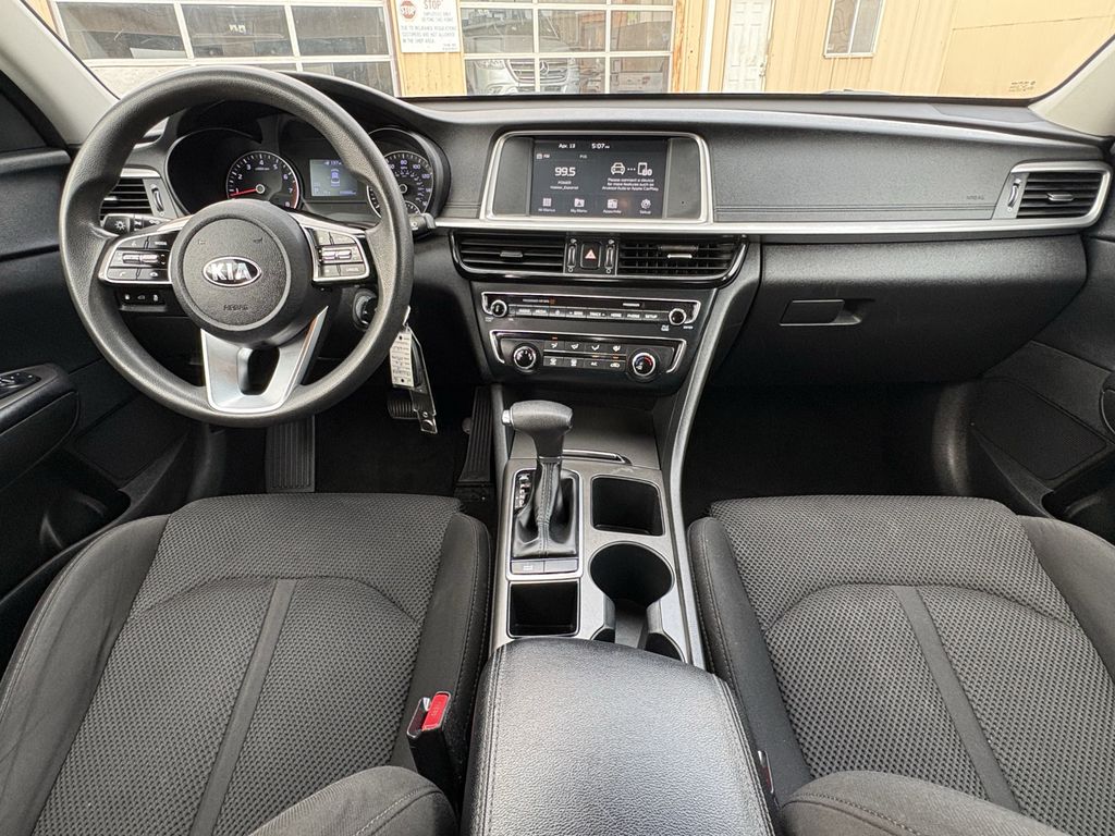 2020 Kia Optima LX White at DeMontrond Mazda
