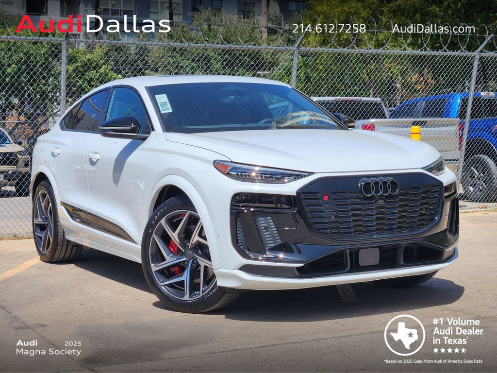 Glacier White 2027 Audi SQ6 e-tron Sportback Sedan All-Wheel Drive Automatic