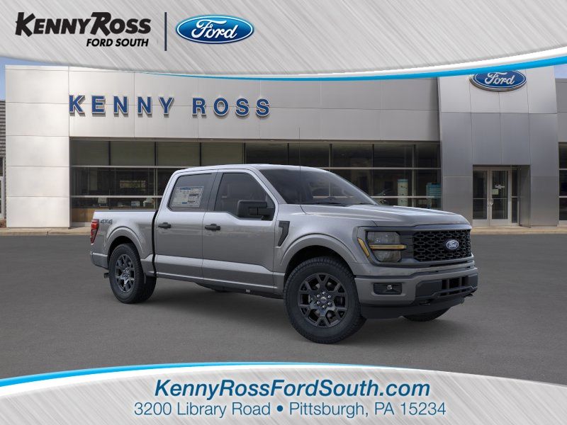 Gray 2026 Ford F-150 STX 4dr SuperCrew 4WD Pickup Truck Four-Wheel Drive Automatic