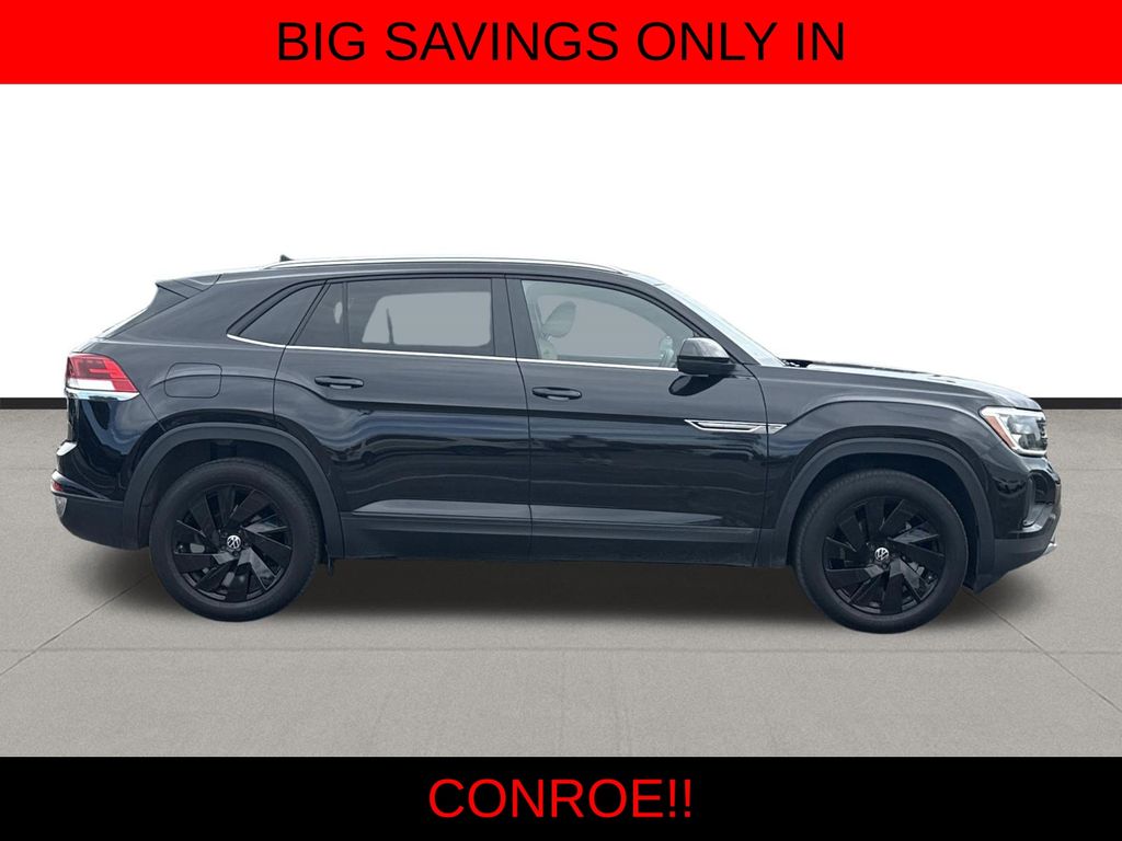 2024 Volkswagen Atlas Cross Sport 2.0T SE w/Technology Black at DeMontrond Gulf Freeway