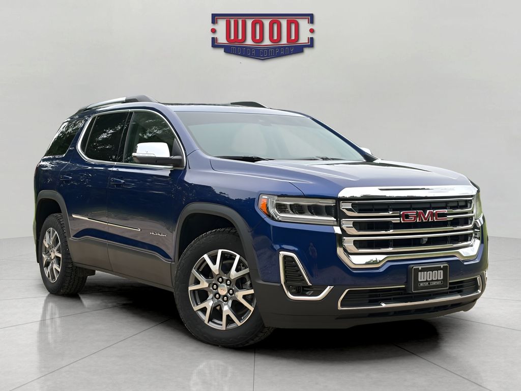 Ultra Blue Metallic 2023 GMC Acadia SUV / Crossover Four-Wheel Drive 9-Speed Automatic