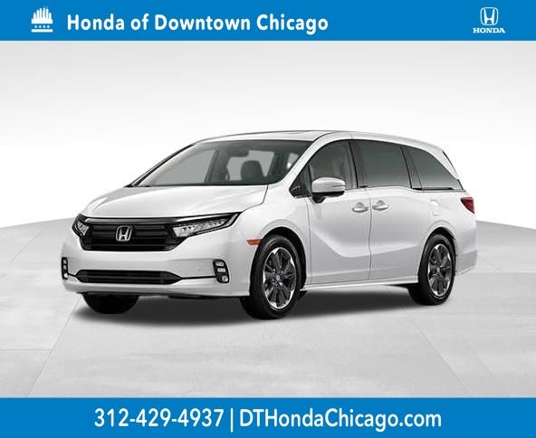 Platinum White Pearl 2023 Honda Odyssey Minivan Front-Wheel Drive Automatic