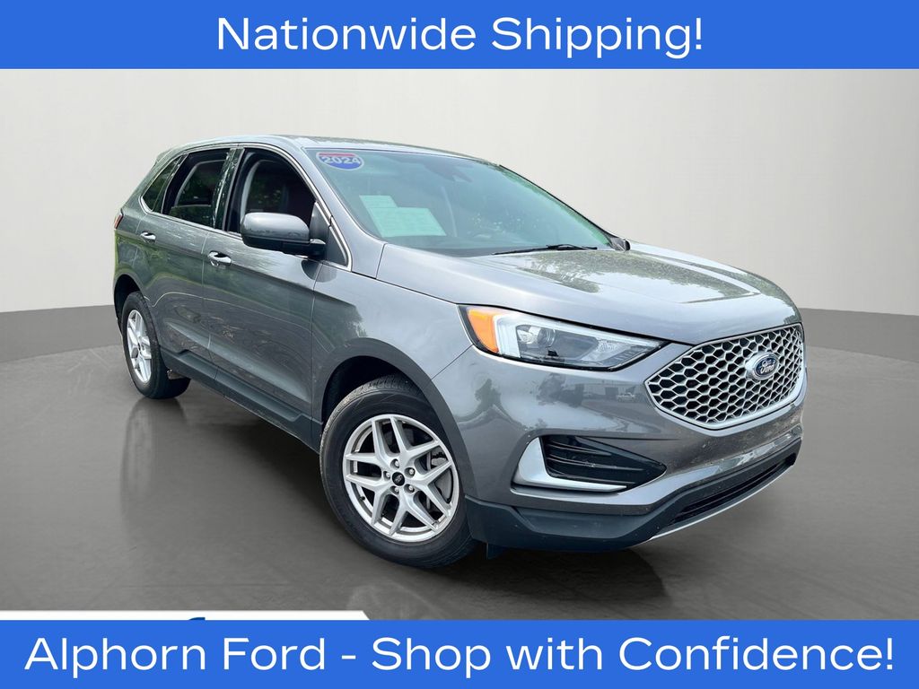 Gray Metallic 2024 Ford Edge SUV / Crossover All-Wheel Drive 8-Speed Automatic