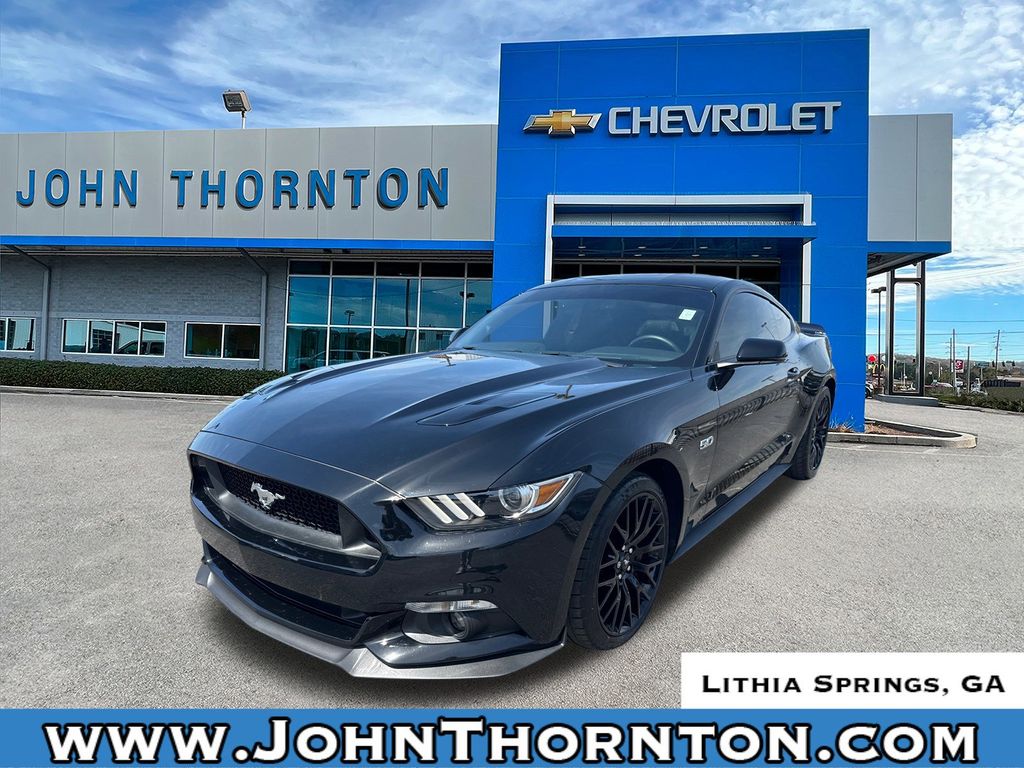 Shadow Black 2017 Ford Mustang GT Premium Coupe RWD Coupe Rear-Wheel Drive 6-Speed Manual