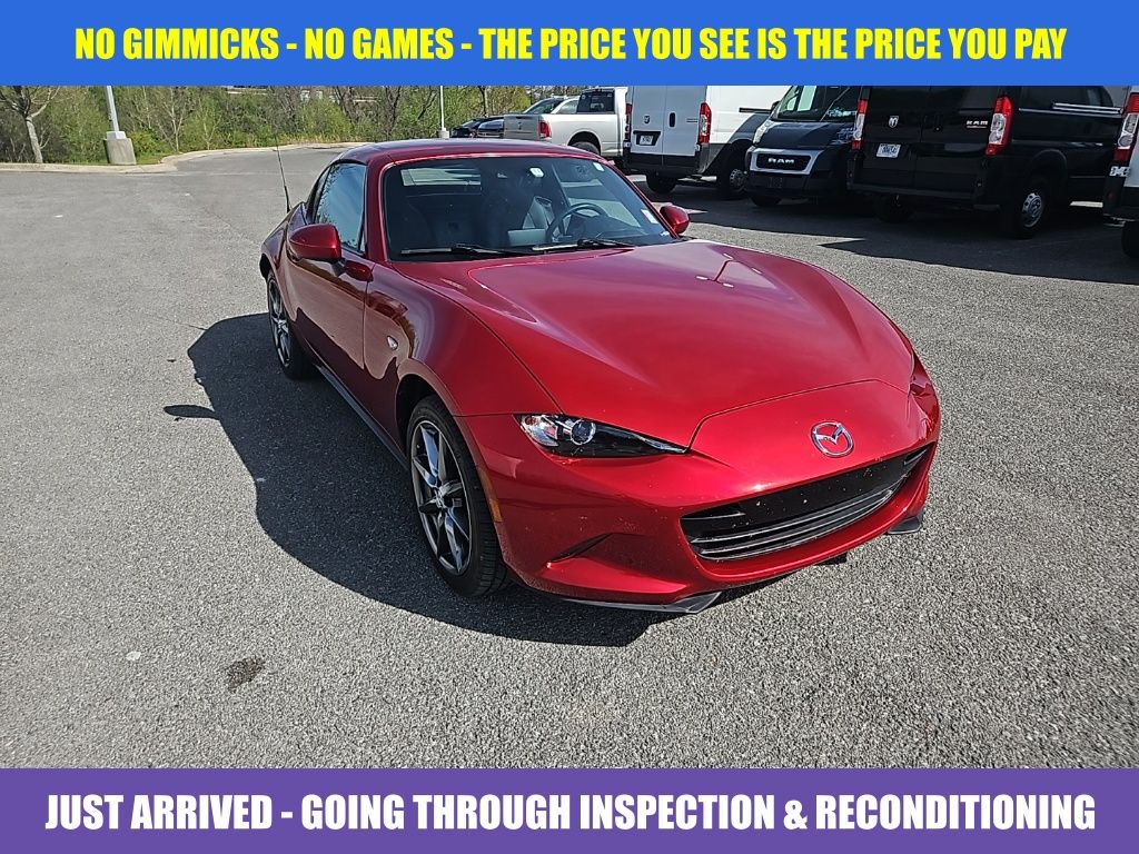 Soul Red Crystal Metallic 2022 Mazda MX-5 Miata RF Grand Touring RWD Convertible Rear-Wheel Drive 6-Speed Automatic