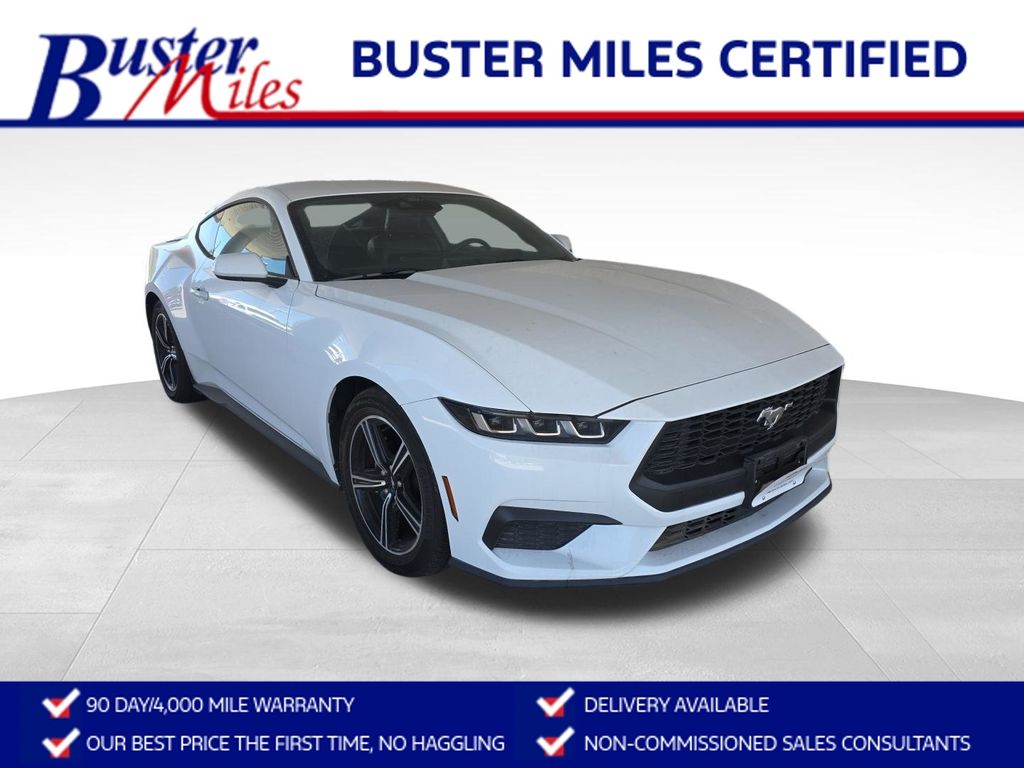 Oxford White 2024 Ford Mustang EcoBoost Premium Fastback RWD Coupe Rear-Wheel Drive Automatic