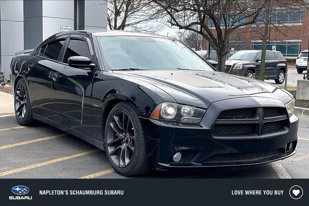 Pitch Black 2013 Dodge Charger R/T RWD Sedan Rear-Wheel Drive 5-Speed Automatic