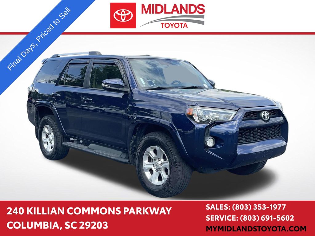 Nautical Blue Metallic 2019 Toyota 4Runner SUV / Crossover Four-Wheel Drive 5-Speed Automatic Overdrive