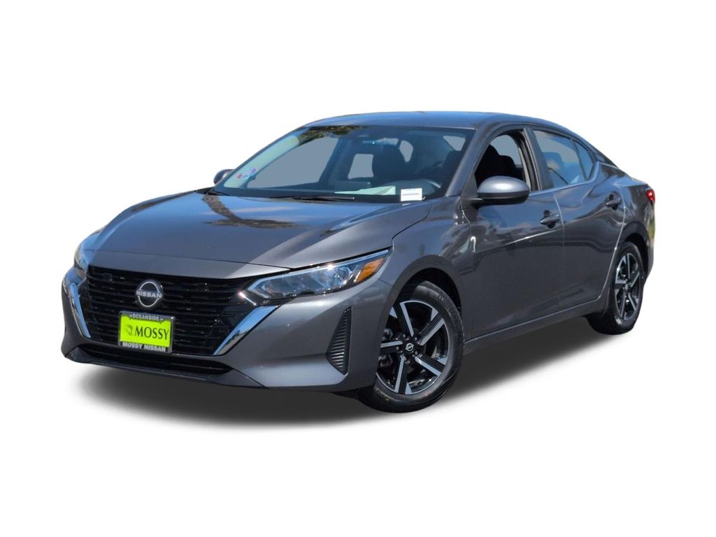 Gray (Gun Metallic) 2025 Nissan Sentra SV FWD Sedan Front-Wheel Drive Continuously Variable Transmission