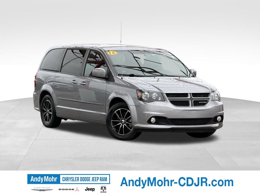 Billet Silver Metallic Clearcoat 2015 Dodge Grand Caravan R/T FWD Minivan Front-Wheel Drive 6-Speed Automatic