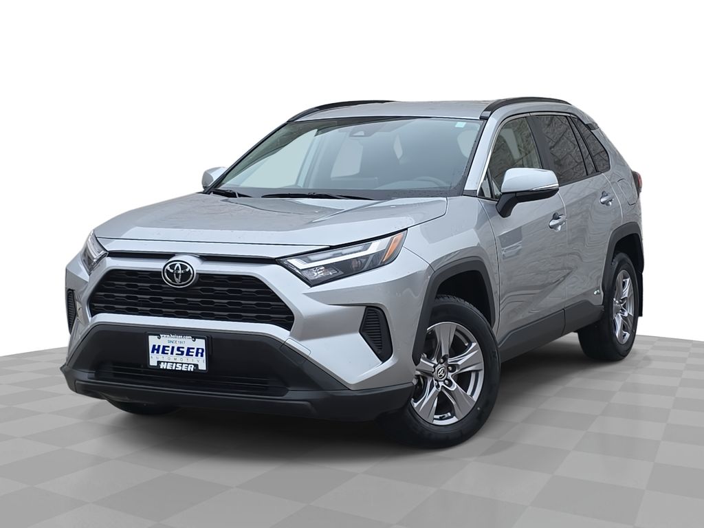 Silver Sky Metallic 2025 Toyota RAV4 Hybrid SUV / Crossover All-Wheel Drive Continuously Variable Transmission