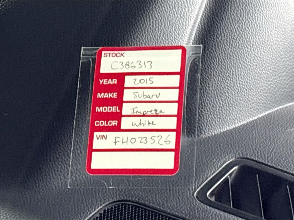 2015 Subaru Impreza 2.0i
