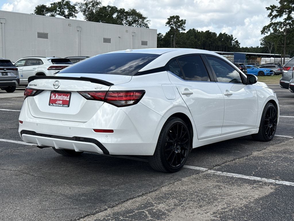 2023 Nissan Sentra SV White at DeMontrond Auto Country