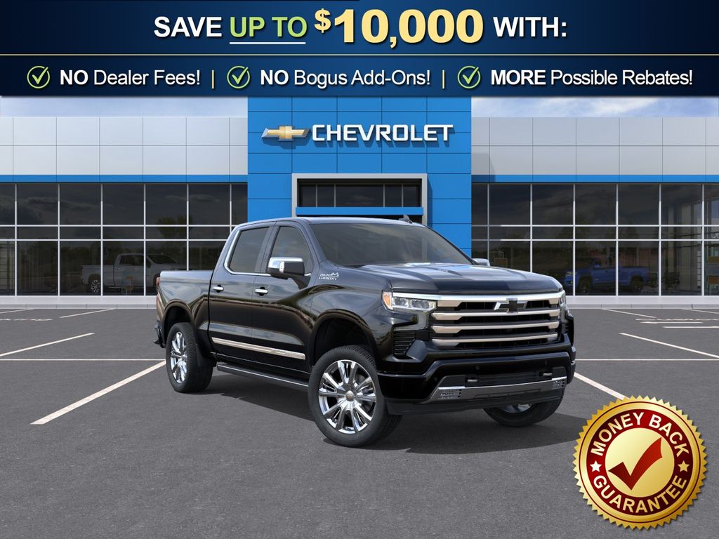 Black 2026 Chevrolet Silverado 1500 Pickup Truck Four-Wheel Drive Automatic