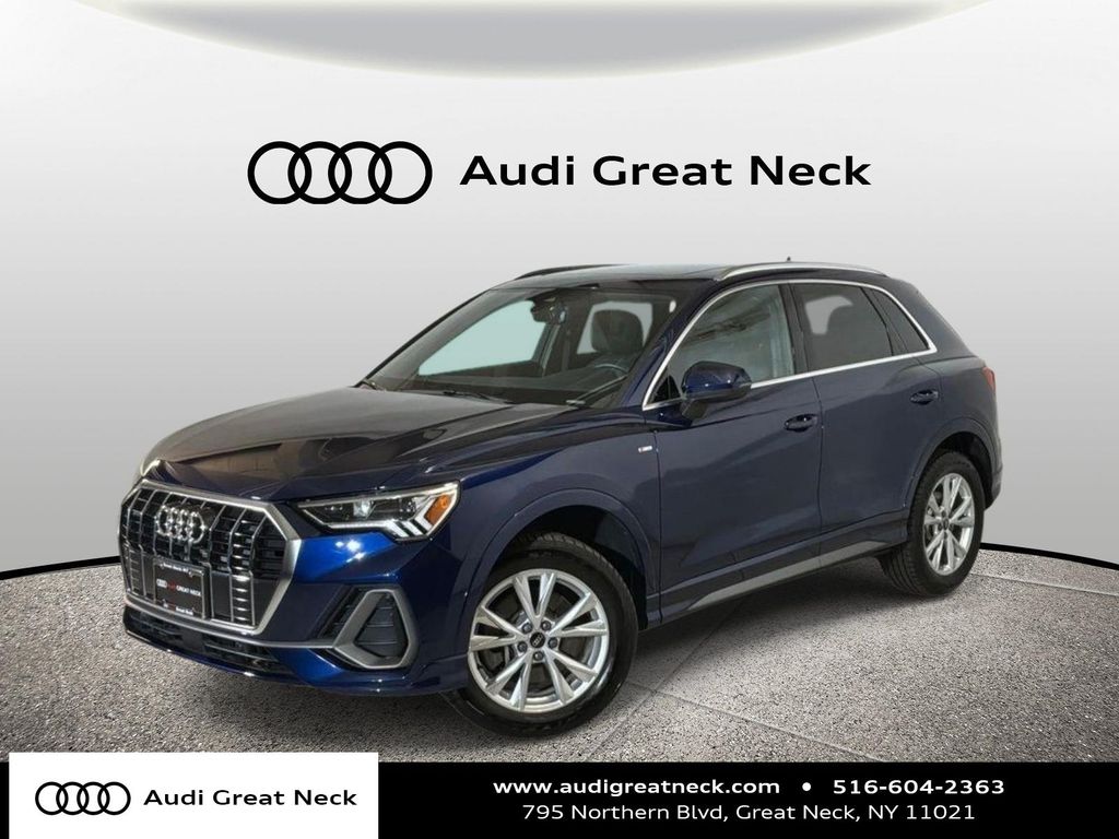 Navarra Blue Metallic 2023 Audi Q3 quattro Premium Plus S Line 45 TFSI SUV / Crossover All-Wheel Drive 8-Speed Automatic