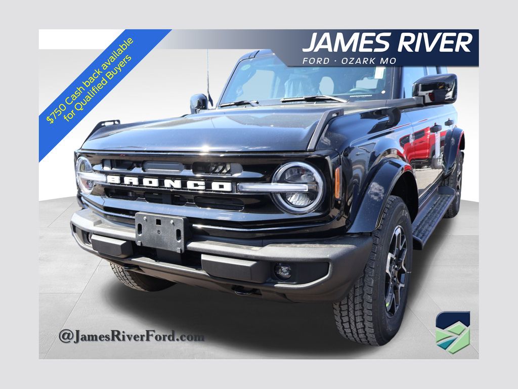 Shadow Black 2026 Ford Bronco Outer Banks 4-Door 4WD SUV / Crossover Four-Wheel Drive Automatic