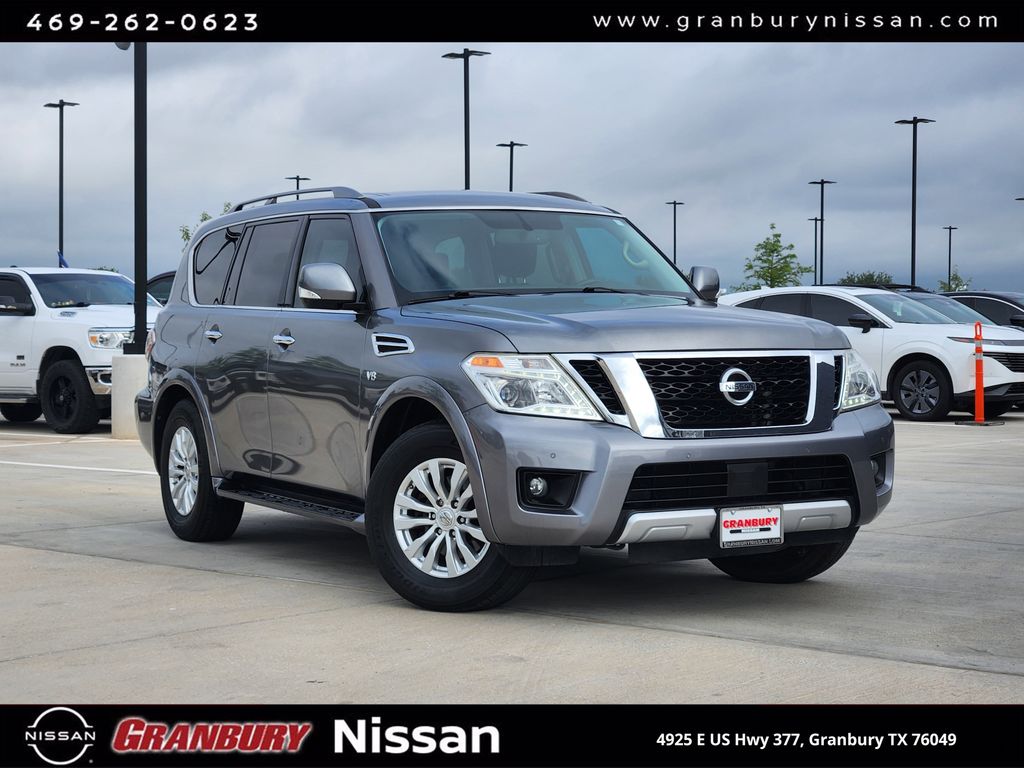 Gray (Gun Metallic) 2018 Nissan Armada SV SUV / Crossover 4X2 7-Speed Automatic