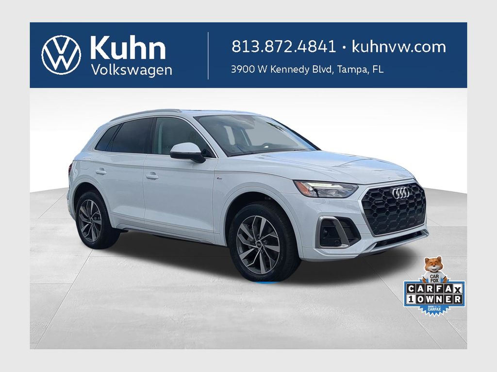 Glacier White Metallic 2023 Audi Q5 SUV / Crossover All-Wheel Drive 7-Speed Automatic