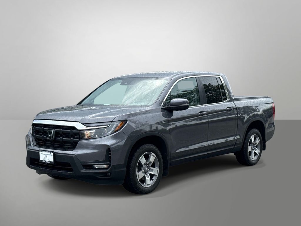 Gray 2025 Honda Ridgeline RTL AWD Pickup Truck All-Wheel Drive 9-Speed Automatic