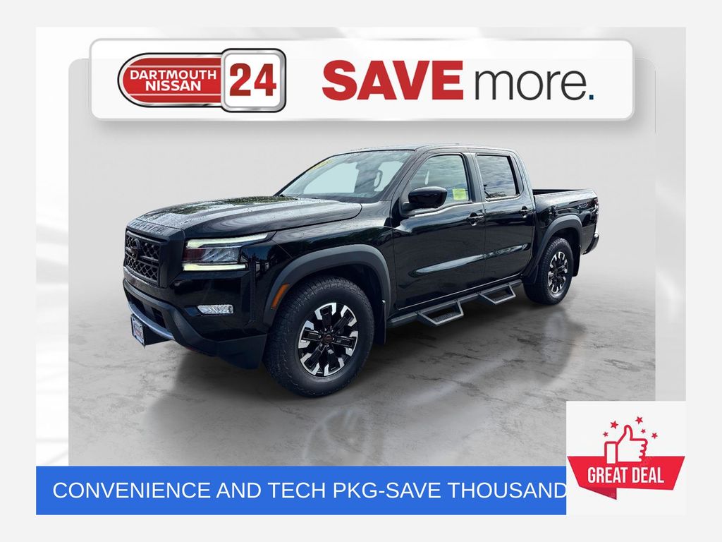 Super Black 2023 Nissan Frontier Pickup Truck 4X2 9-Speed Automatic