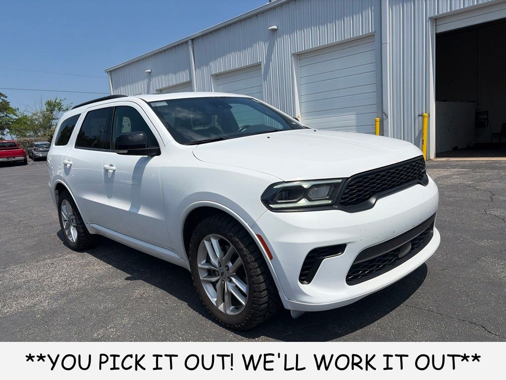 White 2024 Dodge Durango GT Plus RWD SUV / Crossover Rear-Wheel Drive 8-Speed Automatic